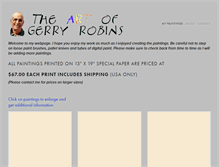 Tablet Screenshot of gerryrobins.com